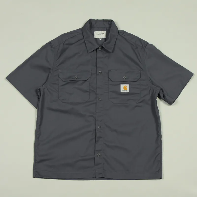 Carhartt WIP S/S Craft Shirt - Zeus Rinsed
